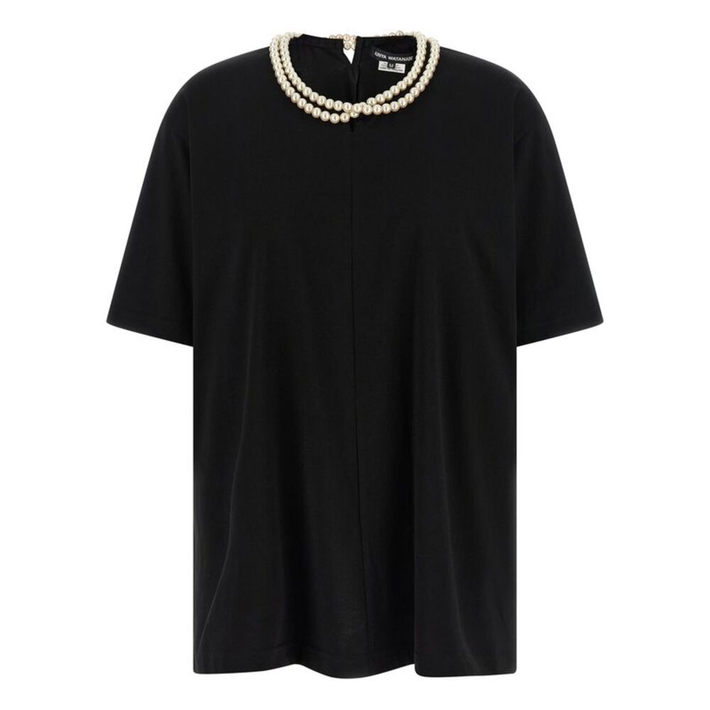 Junya Watanabe Black Cotton Women's T-Shirt